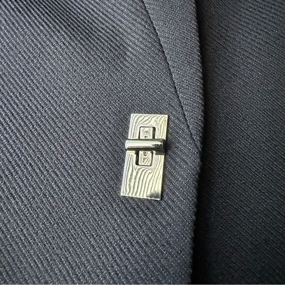 TAHARI Navy Long Fit Stretch Professional Blazer Jacket NWT Women’s Size 8 - Picture 8 of 9